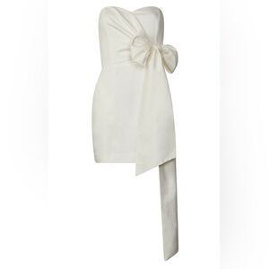 French Connection Strapless Cream Dress